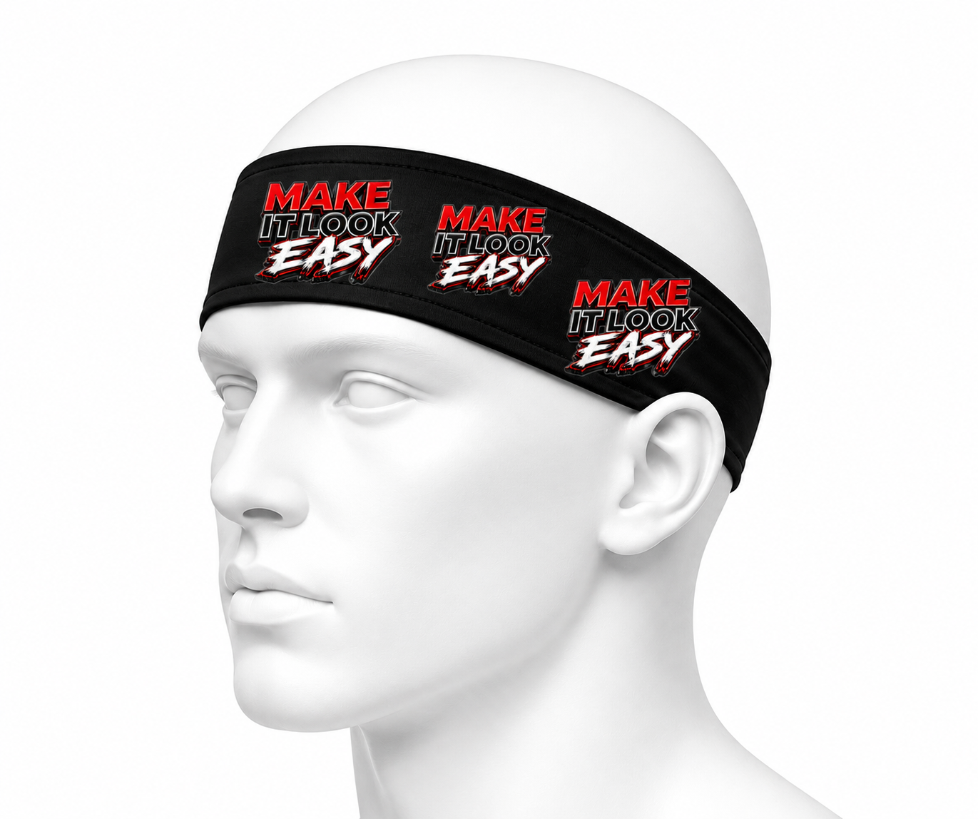 MAKE IT LOOK HEAD BAND  (BLACK)