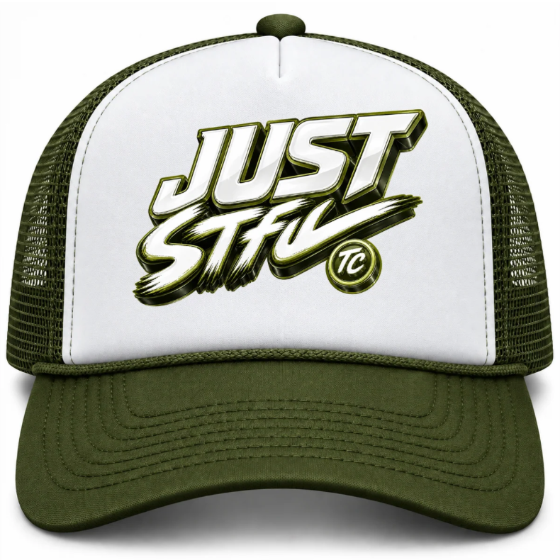 JUST (STFU) TRUCKER HAT